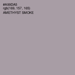 #A99DA5 - Amethyst Smoke Color Image